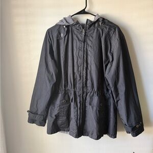 St. John’s Bay Fully Lined Hooded Zip-up Jacket - Women’s Size Large